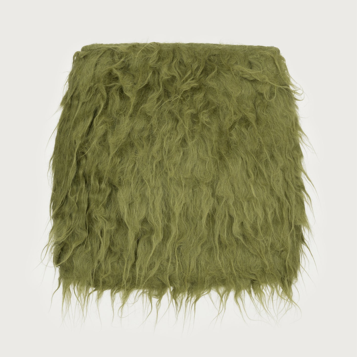 Grinch Fluffy mini Skirt