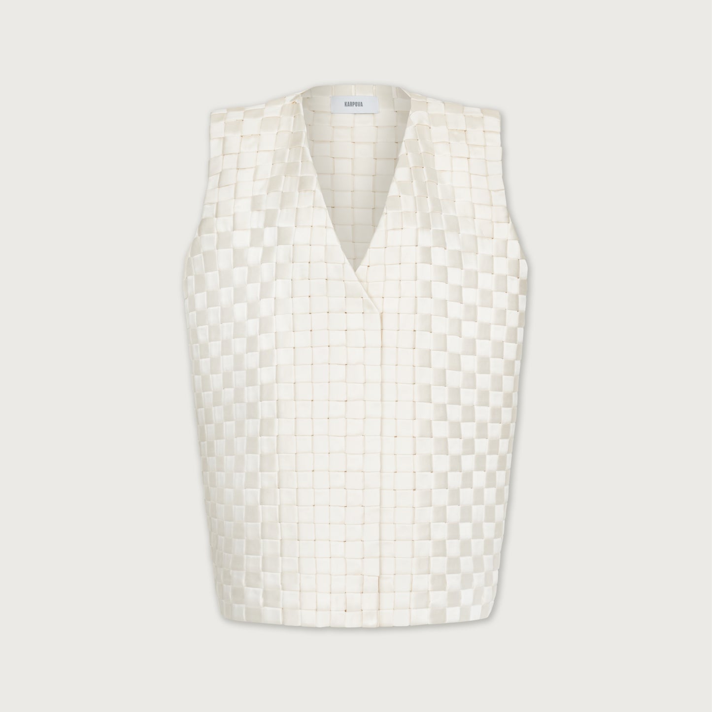 Manualy braided waistcoat