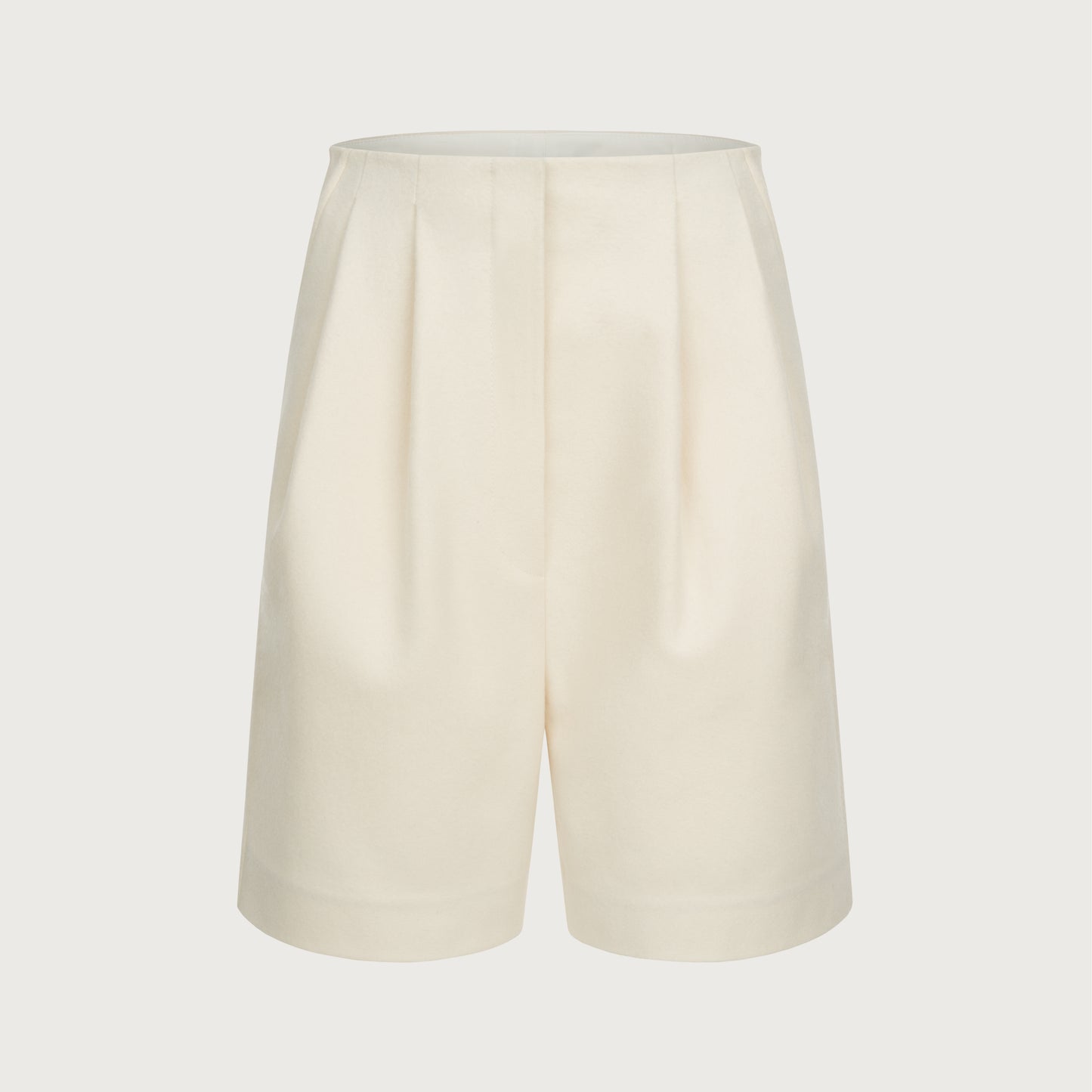 White woolen Shorts