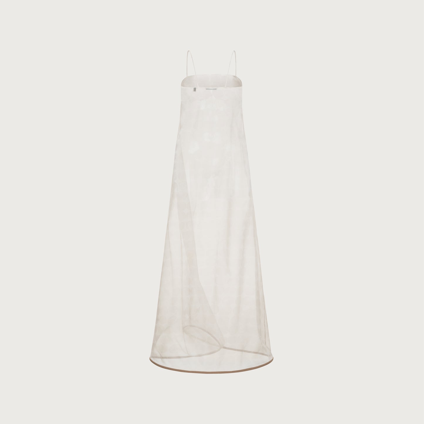 See-through twisted dotted Dress