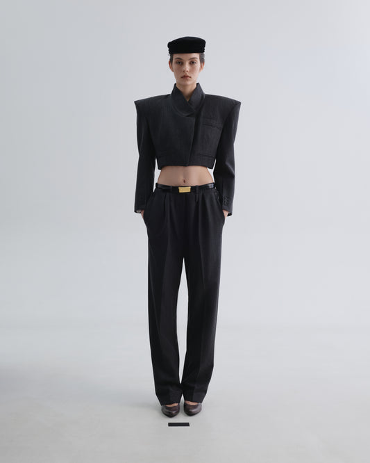 Low-rise Grey Pants