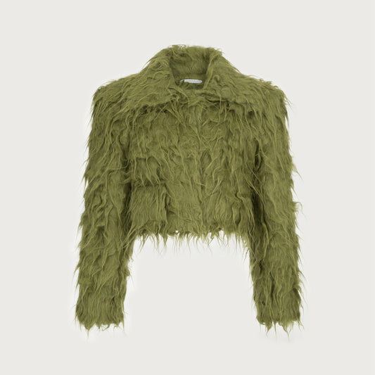 Grinch Fluffy Jacket