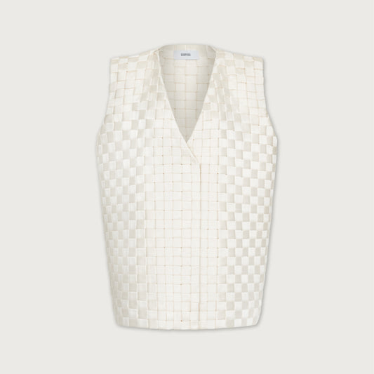 Manualy braided waistcoat