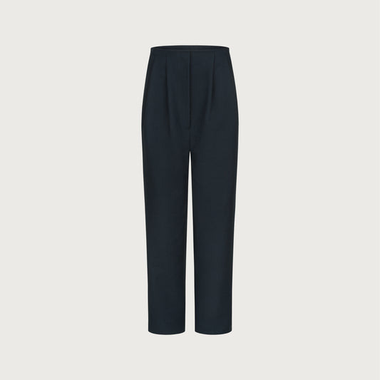 Low-rise blue Pants