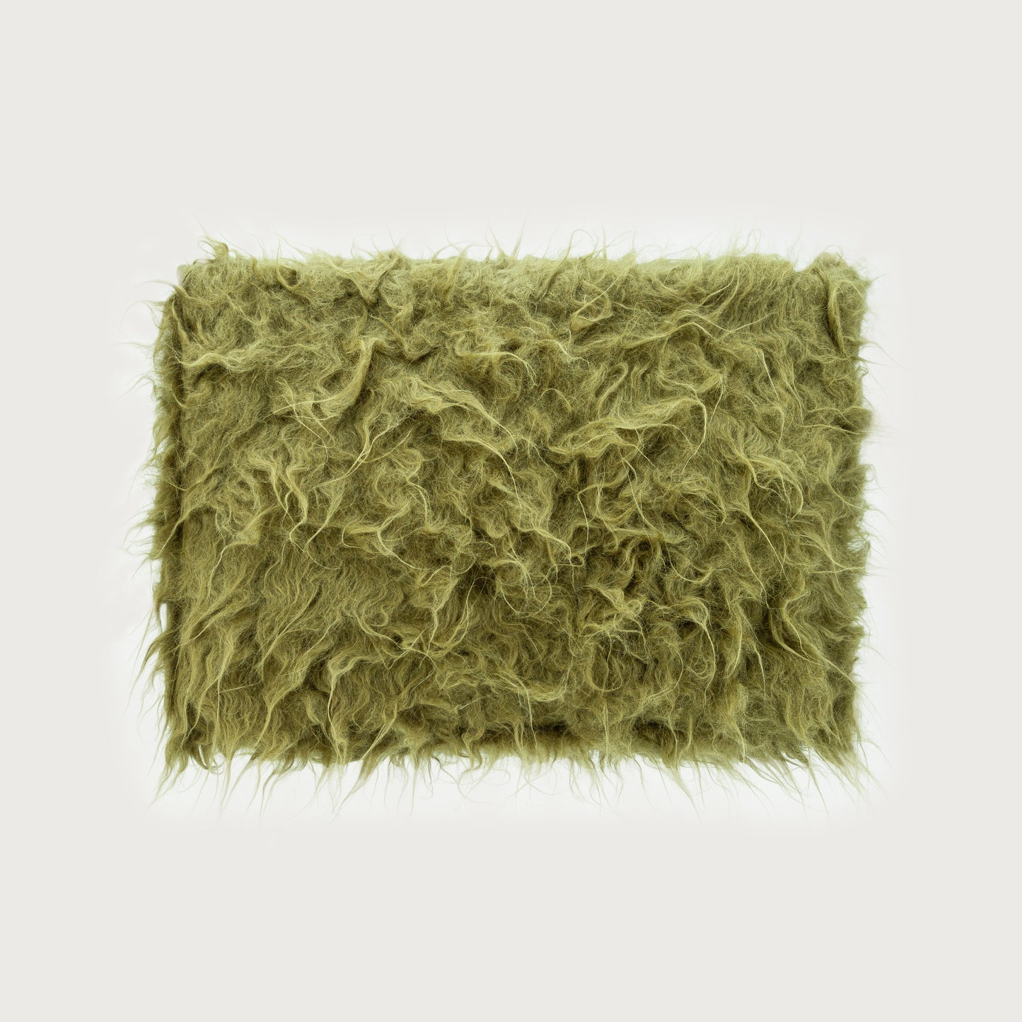 Fluffy Clutch in green