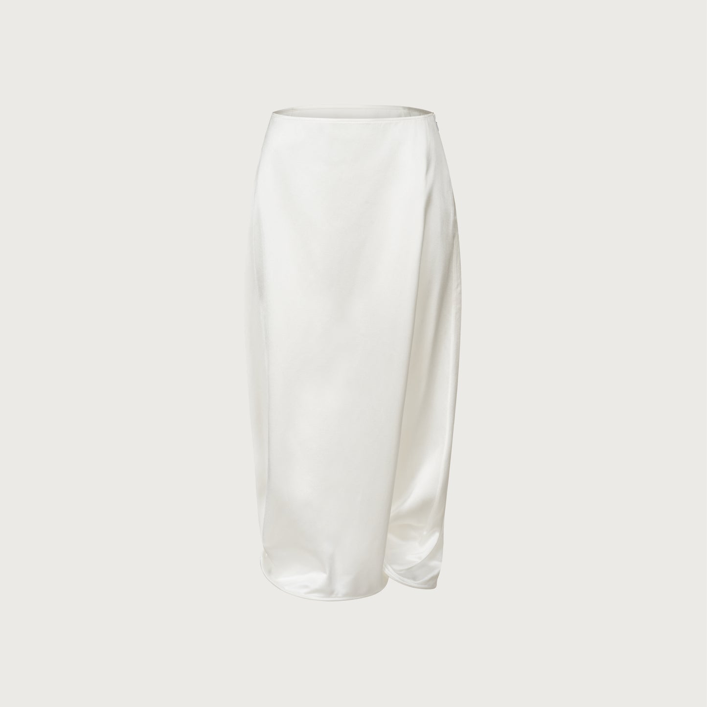 Twisted viscose skirt