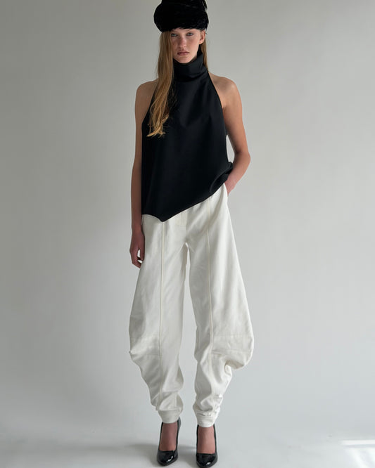 Demi-Lune Jeans in white