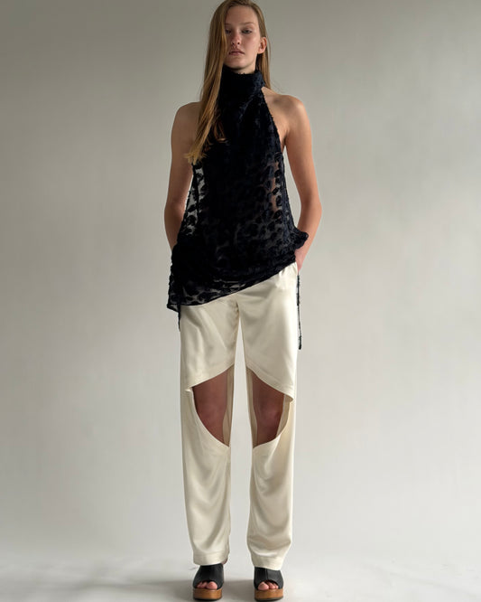 Sève open-knee pants